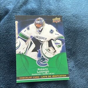 Roberto Luongo Hockey Card